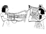 Egyptian Lutes or lyres